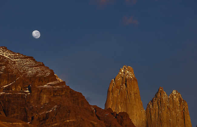 O maciço das Torres del Paine